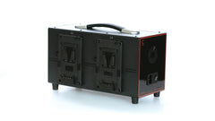 CINEGEARS V-Mount Quad Charger Power Station with Discharger (14V DC Output)