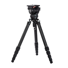 Carbon Fiber 75mm With Five-Stage Compact Tripod