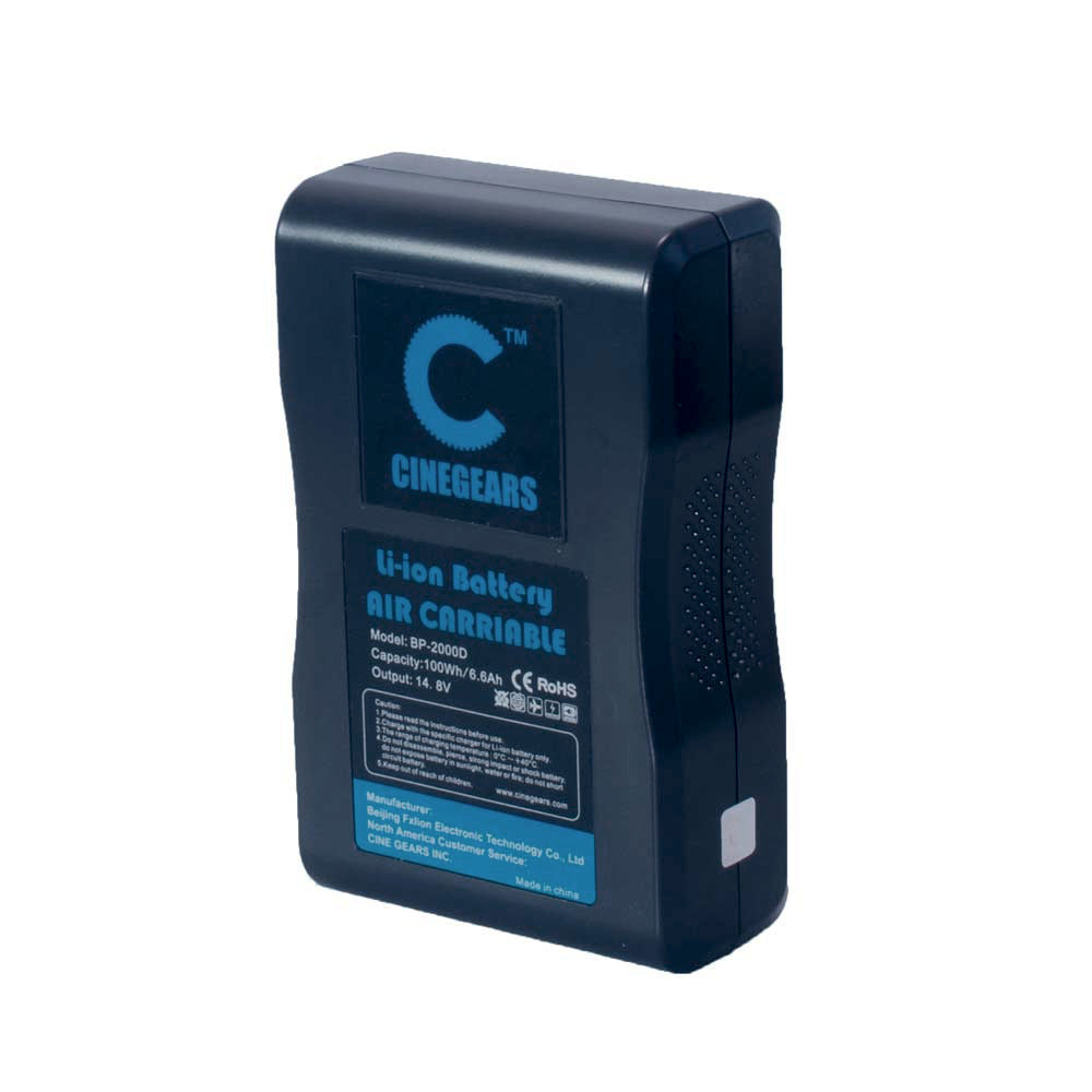 CINEGEARS 100Wh V- Mount Production Battery