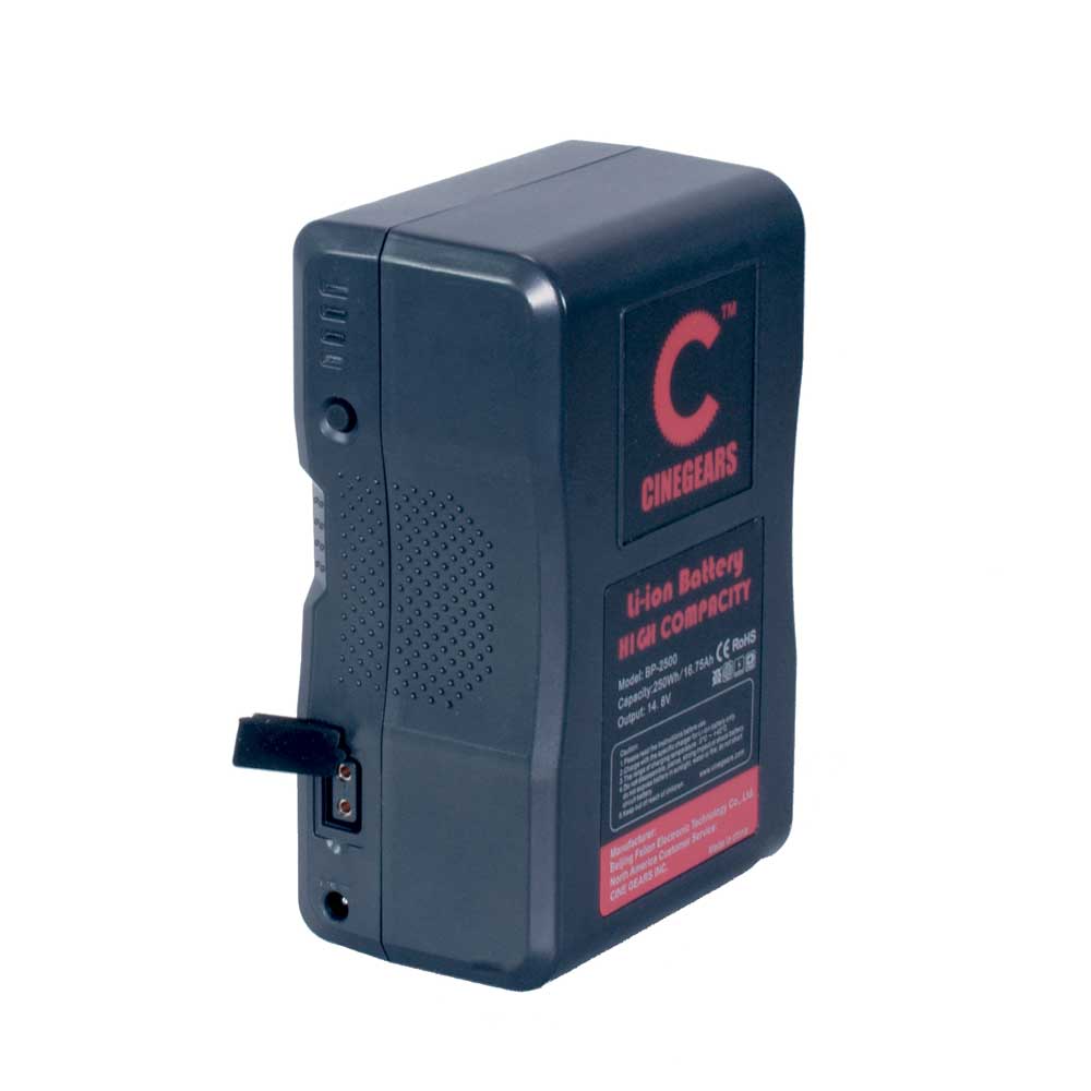 CINEGEARS 250Wh V- Mount Production Battery