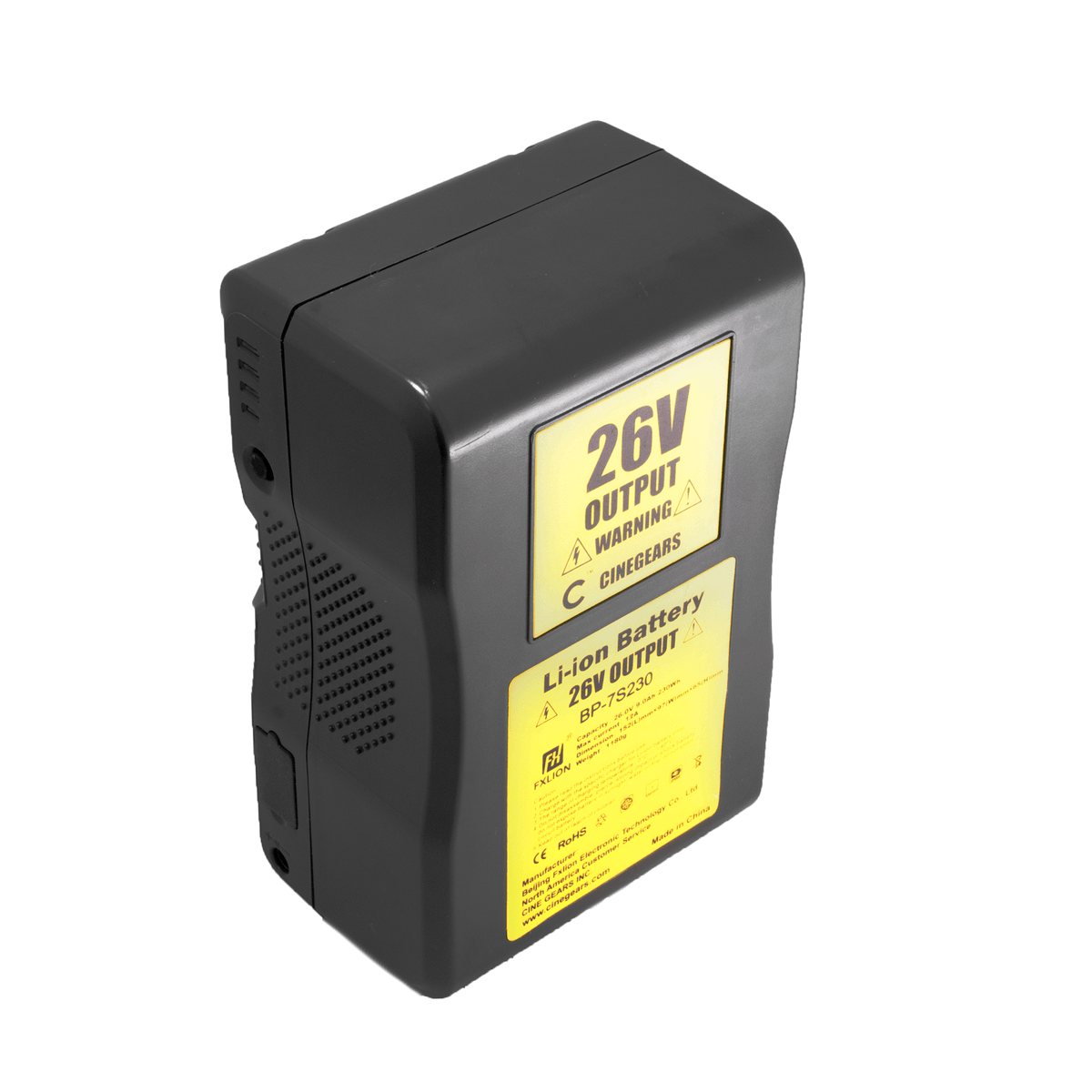 CINEGEARS 230Wh 26V Extreme AB-Mount Battery