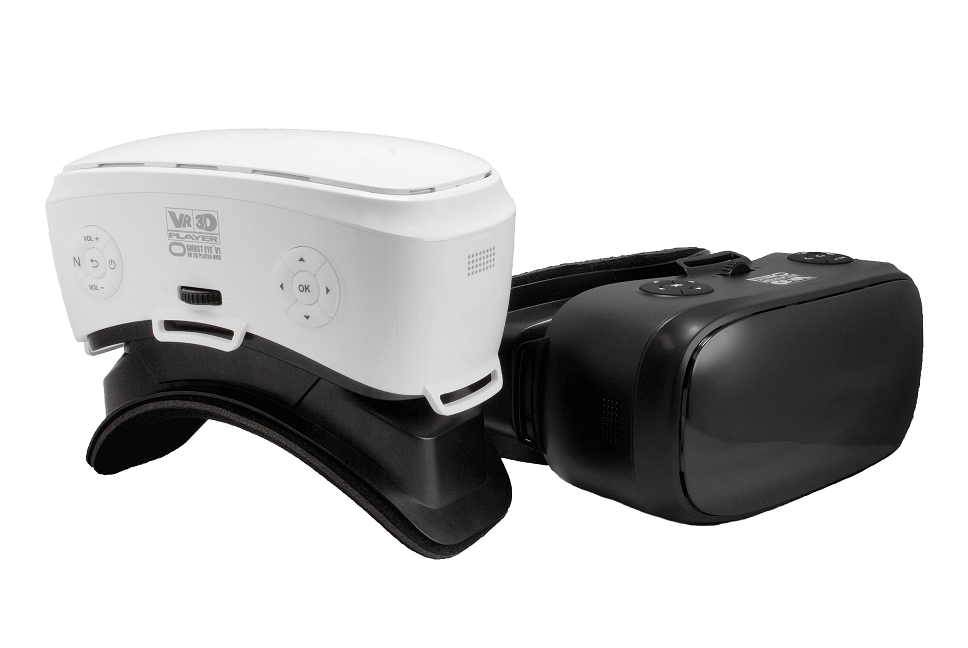 VR 3D Player All-In-One HMD Quad-HD - Arctic White