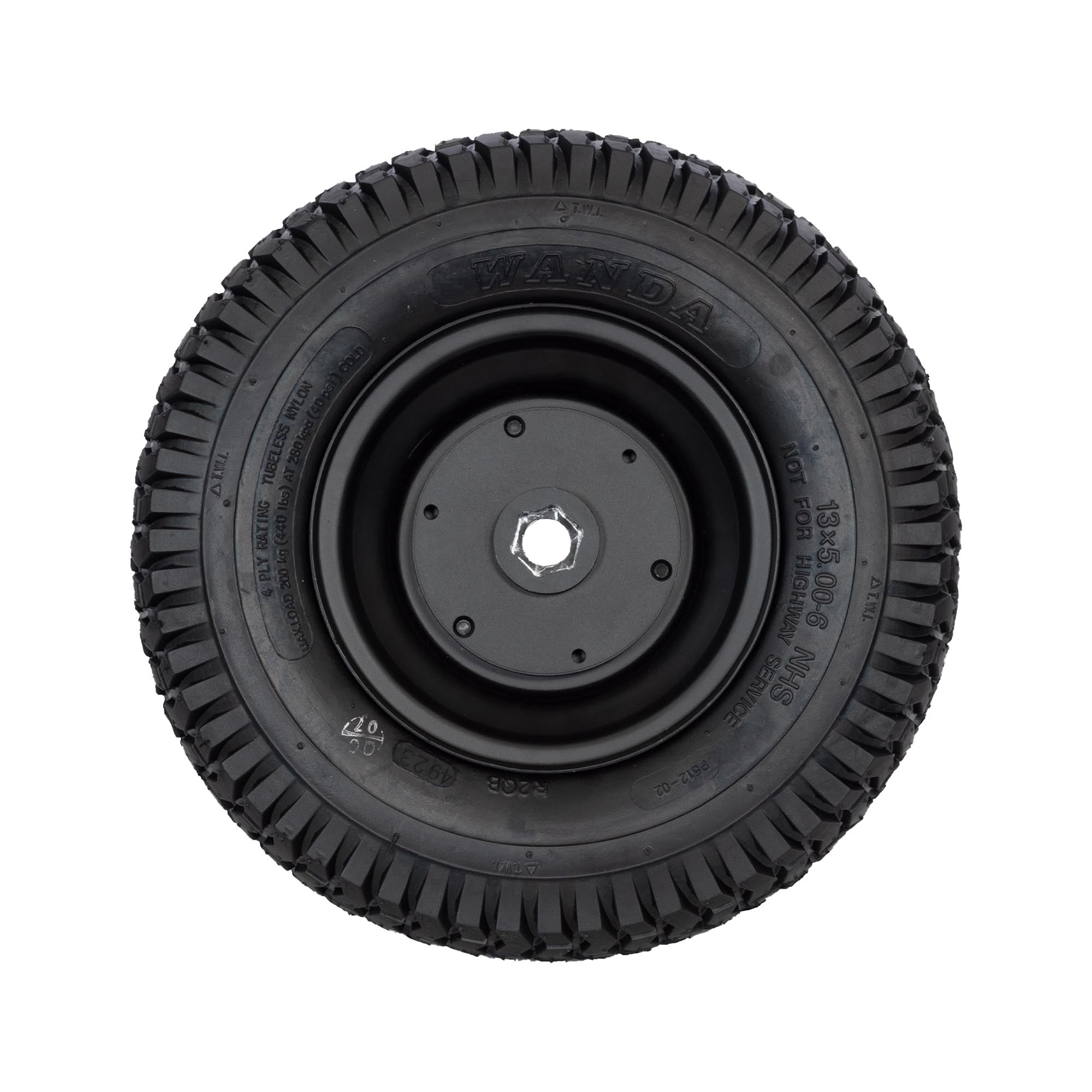 CINE RC Car Heavy Load 440lbs Spare Tire Assembly - Tire and Rim 320 x 120mm