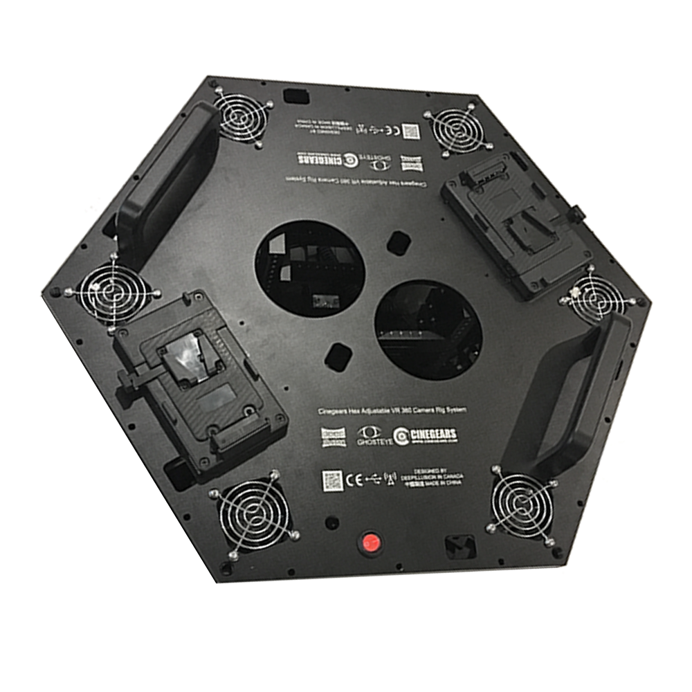 CINEGEARS Hex 360 VR Capture Rig - Top Panel