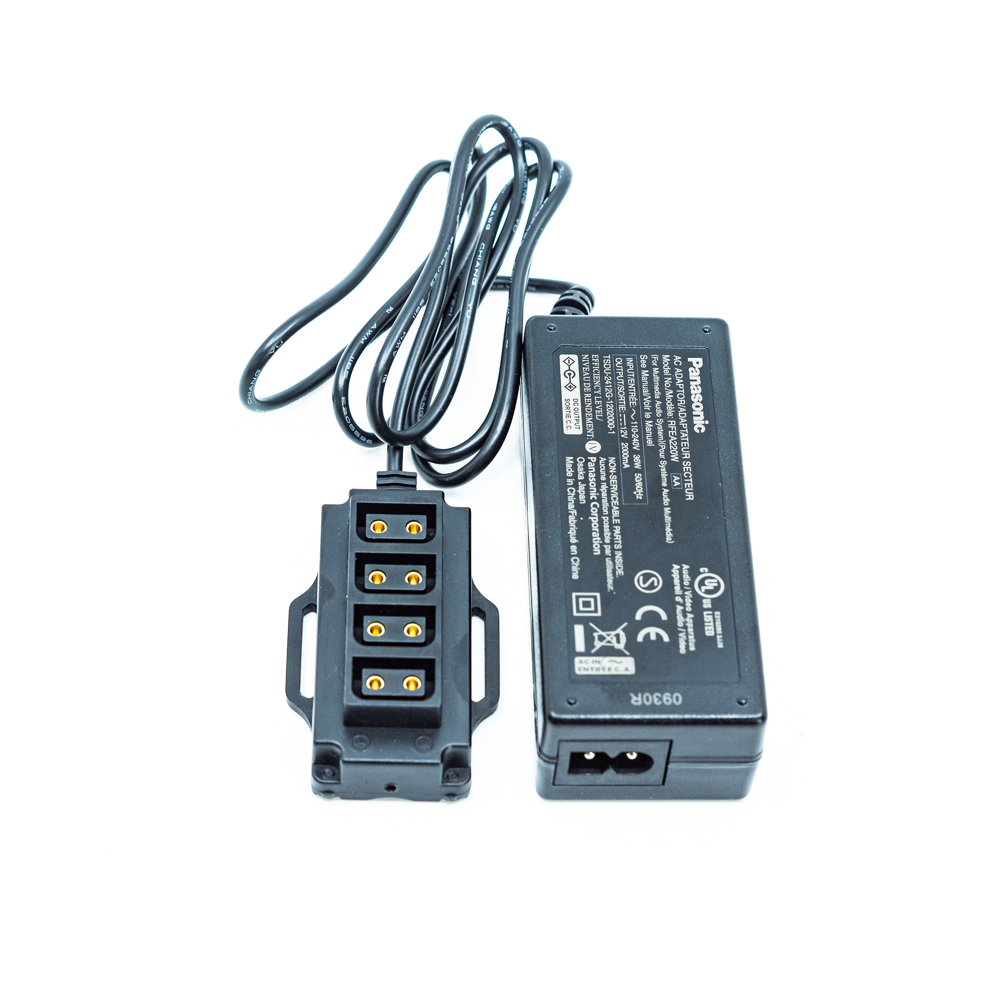 AC to D-Tap splitter for all Ghost Eye Wireless Video Transmission Systems